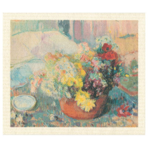 Cellulose klut ECO Blomster på et bord