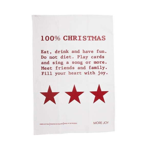 Kjøkken-håndkle 100% Jul