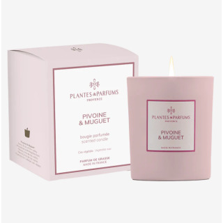 Pion & Lijekornval duftlys vegetabilsvoks 180 gr