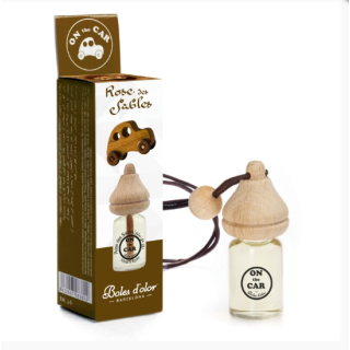 Rose de sables hengende glasskrukke 8 ml